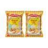 AMRAT NARSIH Gujarati Namkeen Gobapuri - 500 Grams | Crispy Black Pepper & Cumin Puri, Surti Style Snack | Makes 750g Puris approx (Pack Of 2) view 1