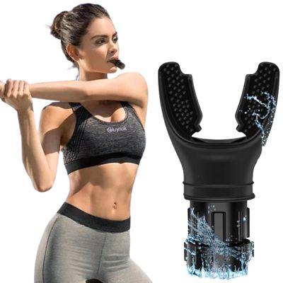 Flexi Madhav Lung Breathing Trainer Exercise Device - Compact Pure Silicone Lung Exerciser Device, Respiratory Muscle Trainer, Lung Expander, Breathing Enhancer, Ideal and Adjustable for All, Easy to Clean