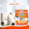 Liora 2 Ply Kitchen Tissue/Towel Paper Roll | 240 Pulls | 60 Pulls x 4 Rolls | Soft and Highly Absorbent | 100% Natural Virgin Cellulose Fiber view 2