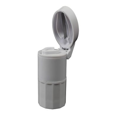 3-in-1 Pill Grinder, Pill Box, and Splitter | Portable Pill Crusher and Organizer | Easy to Use Pill Cutter for Medications and Vitamins