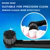 Electric Toothbrush Replacement Heads Compatible with Oral-B for Gum Health Improvement.1 Pack Dupont Bambo Bristles Replacement Toothbrush Heads(4PCS) view 3