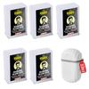 Vedarya Natural Alum Bar - 100g (PACK OF 5) with a Travel Case | Alum Block | Fitkari Stone Bar | Phitkari Alum Stone for Aftershave. Razor Burn Relief, Sweat Control , Skin Soothing, Skin Tightening, Water Purification, Underarm Deodrant| Long-Lasti view 1