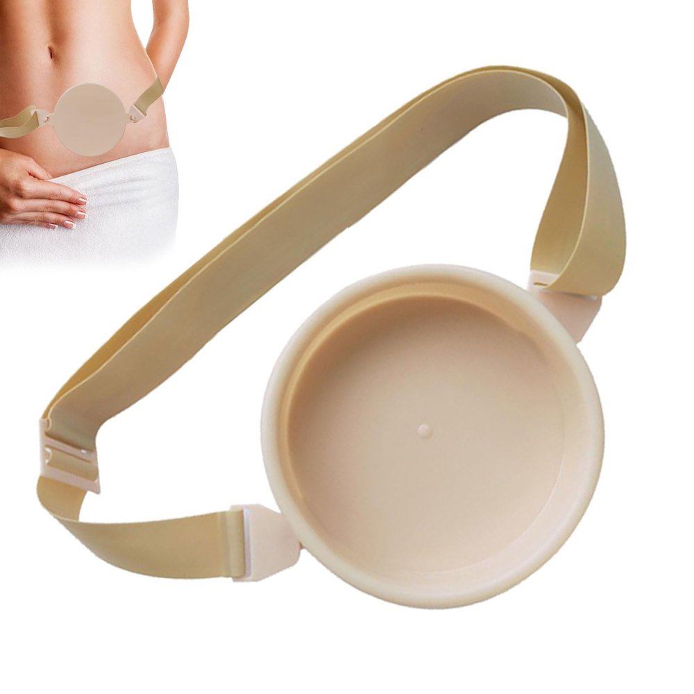 Total Protection for Stoma Care, Waterproof and Safe Shower Solution, Comfortable and Durable for Stoma Shower Waterproofing, Flesh Color, 1 Pcs, Standardized