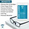 Royal Care LENS CLEANER 20 ML (PACK OF 5) + 5 CLOTH Perfect Lens Cleaner for Spectacles, Eyeglasses, Sunglasses, Camera Lenses and Binoculars (BASIC Ultra COMBO KIT 250 ML) view 2