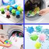Brille Bee Colorfull Washing Ball, Silicone Washing Machine Ball, Reusable Laundry Dryer Ball for tangle free cloth, Durable Cloth Cleaning Ball, Anti-Wrap Protection Fabric Softener (8) view 4