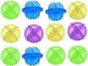 M2 ENTERPRISE (Pack of 8) Silicon Washing Machine Cloth Wash Brush Ball | Wash Without Detergent, Soft Fabric Washer Helper Cleaning Ball (Multi Color) view 1