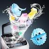 M2 ENTERPRISE (Pack of 8) Silicon Washing Machine Cloth Wash Brush Ball | Wash Without Detergent, Soft Fabric Washer Helper Cleaning Ball (Multi Color) view 2