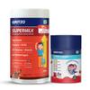 Gritzo SuperMilk Growth+ (Formerly Height+) (13+y Boys) (Double Chocolate, 400g) with Super Gummies (Strawberry, 30 Gummies) | Pack of 2 view 1
