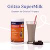 Gritzo SuperMilk Growth+ (Formerly Height+) (7-9y Girls) (Double Chocolate, 400g) with Super Gummies (Strawberry, 30 Gummies) | Pack of 2 view 4