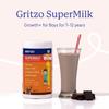 Gritzo SuperMilk Growth+ (Formerly Height+) (7-12y Boys) Powder with Super Gummies (Double Chocolate, 400g & Strawberry, 30 Gummies) (Combo Pack) view 4