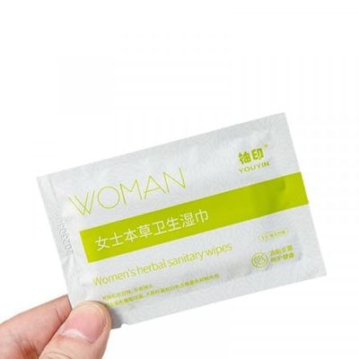 Women's Herbal Sanitary Wipes (30 Wipes) Natural, Organic, and Eco-Friendly Feminine Hygiene Wipes with Essential for Freshness and Sensitive Skin