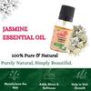 APUS Jasmine Essential Oil 15ml | 100% Natural & Pure | Therapeutic Grade for Skin Care, Hair Growth, Aromatherapy, Relaxation, Stress Relief, Diffuser Fragrance | Undiluted, Organic, All Seasons view 3