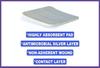 AgFix Form Hydrophilic Foam Silver Pad 10 x 10 cm | Antimicrobial Silver Wound Dressing | High Absorbency, Low Adherence Foam Pad for Ulcers, Burns & Complex Wounds (Pack of 1) view 3