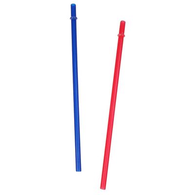 CALANDIS 25x Colorful Reusable Hard Drinking Jar Straws W/Cleaning Brush Home Party