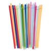 CALANDIS 25x Colorful Reusable Hard Drinking Jar Straws W/Cleaning Brush Home Party view 4