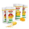 NUICK 2 Packs each of Freeze Dried Mango and Peri-Peri Corn | Pack of 4 | Not Baked, Not Fried, Not Frozen | Rich source of Protein and Fibre | Nutritious and Crunchy Snacks view 1