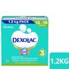 Dexolac Infant Formula Milk Powder for Babies - Stage 3 (12-18 Months) - with 36 Vital Nutrients - 1.2 kg - BIB Pack view 4