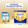 Aptamil Gold Infant Formula Milk Powder for Babies - Stage 3 (12 month onwards) - with Prebiotics and DHA - 1.2 kgs - Large Pack view 2