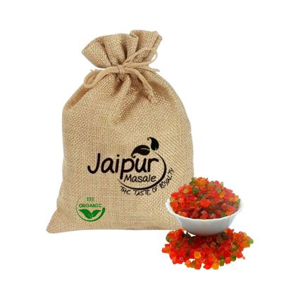 SHAAN-E JAIPUR Tutti Fruity Cherry Mix - Delicious & Colorful Dried Fruit Blend 100 gm