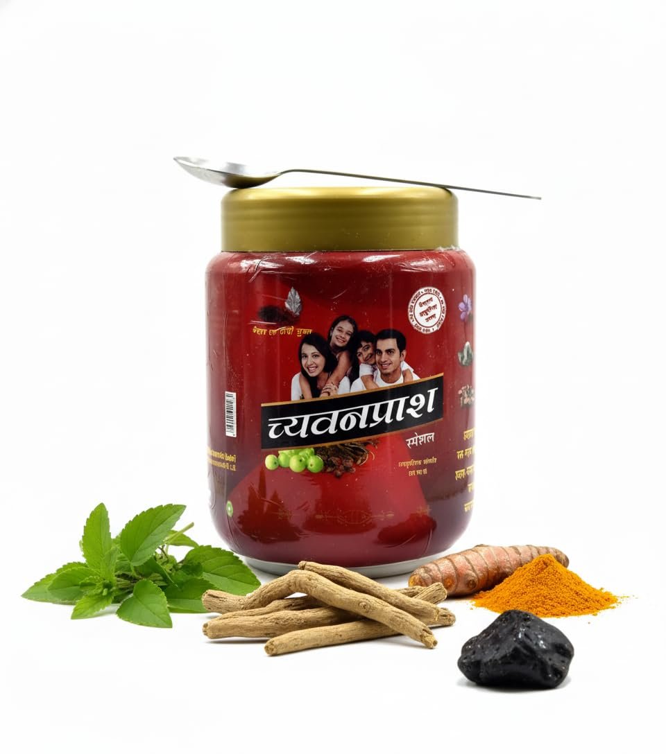 Maharshi Badri Chyawanprash 500 gm | Immunity Booster | Ayurvedic Tonic | Amla | Energy and Vitality | Respiratory Health