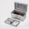 ANUKMPA Portable First Aid Box Lockable Medicine Box With Child Safe Lock Medicine Storage Organizer For Car, Home, Travel, Camping, Office Or Sports. view 3