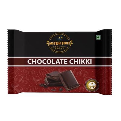 Natkhatnut Peanut Chocolate Chikki, Dryfruit Bar, No Added Preservatives and Colours | Gajak | Sweets | Made with Jaggery | Gazak (5 Pieces, 125 g Each 625 g)