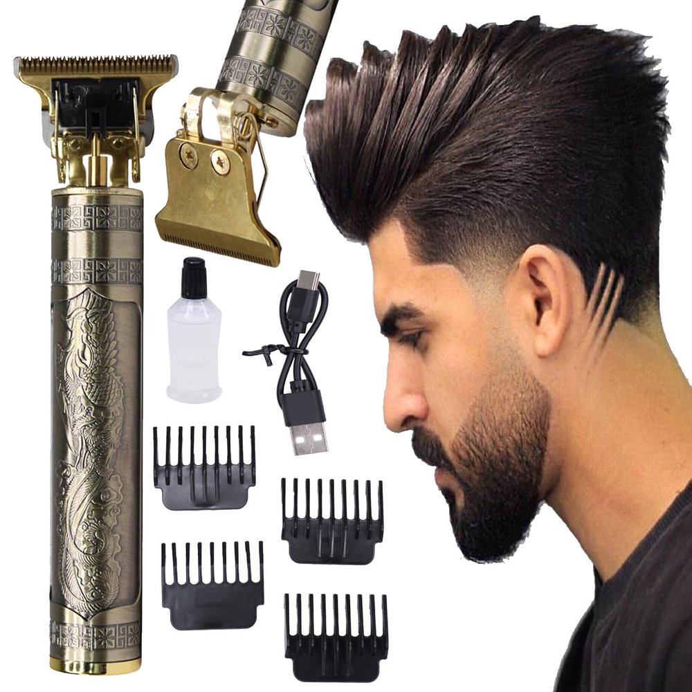 Prime Professional Cordless Hair and Beard Clipper Trimmer Shaver Kit with Guide Comb for Men Pack Of 1