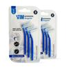 STIM Interdental Manual Adults Angular Brush Iso 3 For Wide Gaps,Smooth Cleaning Between Teeth,Dentist Recommended,Made In India (Blue,6 Brushes,Pack Of 2) view 1