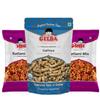 Gelda's Gourmet Ratlami Namkeen Collection  Savor the Authentic Flavors of Garlic Gathiya, Khatta Meetha Mix, and Ratlami Mix in a 3-Pack (750g) view 1