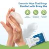 Everactiv Soft Body Cleansing Wet Bed Bath Wipes | Nourishing and Moisturizing | Extra Large | Body Sponging (Pack of 1) view 4