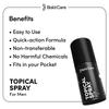 Bold Care EXTEND Non-Transferable Spray for Men - 20g (Pack of 1) + Bold Care 404 Super Ultra Thin Chocolate Flavored Condoms For Men - 60 Microns, With Disposable Pouches (Pack of 3) - Combo view 3