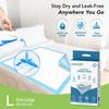 Everactiv Premium Underpads, Large (90X60Cm) | 5-Layer Protection | 12-Hour Absorption | Adhesive Grip Tape, Long-Lasting Dryness for Bladder Issues and Better Sleep (Pack of 3) view 4