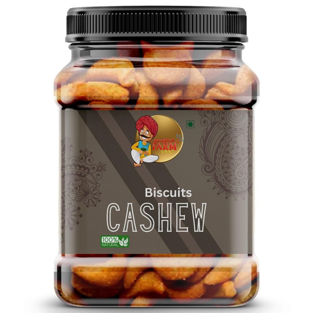 Marwadi Farm Kaju Shaped Biscuits | Cashew Shaped Cookie | Kerala Style Tea Time Biscuit | Ready To Eat Snack | Yummy & Tasty Biscuits - 2 kg