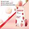Aesthetic Omegum Omega-3 DHA 50mg Gummies | Heart Health & Brain Support | Fish Oil DHA Supplement | Adults & Kids | No Added Sugar | Strawberry Flavour view 2