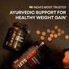 Ayuvya i-Gain+ & Lets Gain Weight Support Combo | i-Gain+ Helps In Improving Appetite, Digestion & Nutrient Absorption | Lets Gain Helps In Nourishing Body For Muscle Health view 2