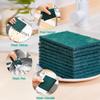 (20 PCS) Scrubber with Steel Loops for Tough Oily Stains Dish Wash Scrub, Heavy Duty Scour Pads Sponge Dish Scrubber Non-Scratch Microfiber Sponge,Effortless Cleaning of Kitchen view 2