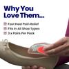 Rossify Gel Heel Cushions  Ultimate Comfort and Heel Pain Relief, Perfect for Plantar Fasciitis, Sore Feet, and All-Day Support view 4