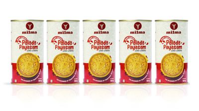 Milma Palada Payasam, 900g (Pack of 5, 180g Cans) | Ready to Drink Kerala Rice Kheer | Instant Dessert for Onam Sadya