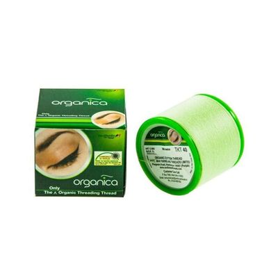 Eyebrows Thread 1 Spool Organica Eyebrow Cotton Threading Threads Antiseptic Facial Hair Remover (300M)