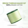 Eyebrows Thread 1 Spool Organica Eyebrow Cotton Threading Threads Antiseptic Facial Hair Remover (300M) view 3