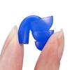 12 Pair Ear Plugs Soft Silica Noise Reduction for Sleeping Meditation Swimming Adult Kids Reusable for Travel Air Plugs For Noise Blocking/Cancellation - Blue view 2