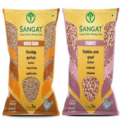 SANGAT Horsegram with Peanuts Each 1Kg pack