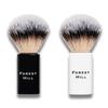 Forest Hill Premium Lincoln Shaving Brush For Men, Super Soft Bristles & Ergonomic Design, Compact & Easy Grip, Ideal For Personal & Professional Salon (Black & White) view 1
