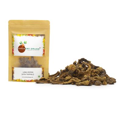 Anghery Drugs Athi Thippali, Gajapippali, Aanathippali, Scindapsus officinalis, Long Pepper (500 gms)