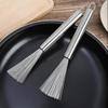 faas Kitchen Brush, Pan Scrubber, Pot Scrubber, Dishes Scrub Brush Strainer (Silver Pack of 2) view 1
