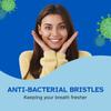 STIM Interdental Angular Brush for Wide Gaps, ISO 3-10's - Smooth Cleaning Between Teeth, Dentist Recommended, Made in India, (Blue, 20 Brushes, Pack of 2) view 2