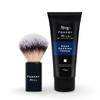 Forest Hill Set of 2 Men Grooming Shaving Kit, Black Lincoln Shaving Brush, Super Soft Bristles & Ergonomic Design & Fresh Aqua Shaving Cream 75g, Ideal For Personal & Professional Salon view 1