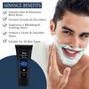 Forest Hill Set of 2 Men Grooming Shaving Kit, Black Lincoln Shaving Brush, Super Soft Bristles & Ergonomic Design & Fresh Aqua Shaving Cream 75g, Ideal For Personal & Professional Salon view 3