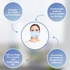 STERGIC Softloop 3 Ply Disposable Face Mask with 3 layer of Soft & Breathable Non-Woven Fabric High Filtration Breathable Hypoallergenic Soft Ear loops Unisex (100 pcs.) view 4