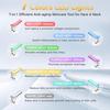 Elite Healthcare Face and Neck Beauty Device, Multifunctional Facial Skin Care Tool, 7 Color Led Face Neck Massager for Skin Care Routine at Home Skin Groomer view 2